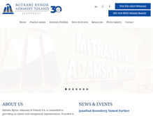 Tablet Screenshot of mitrani.com